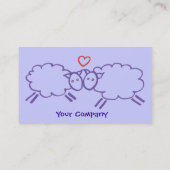 羊とハート 名刺 (裏面)