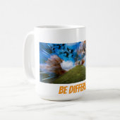 羊とマグカップ コーヒーマグカップ (正面左)