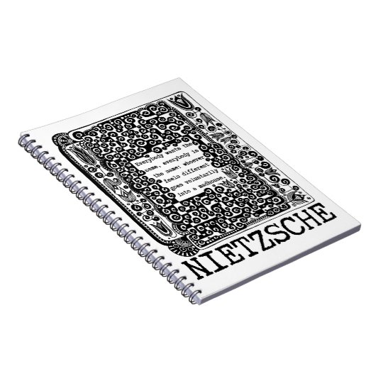 羊とマドハウス哲学引用文byニーチェ ノートブック (右側)