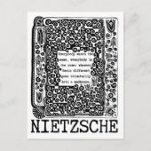 羊とマドハウス哲学引用文byニーチェ ポストカード (正面)