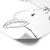 羊とラムファームアニマル子供部屋デコールアート ポスター (角)