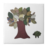 羊と木のタイル タイル (正面)