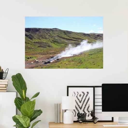 羊と熱い春 ポスター (ホームオフィス)