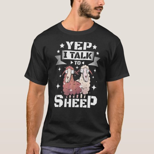 羊と話す Tシャツ (正面)