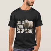 羊と Tシャツ (正面)