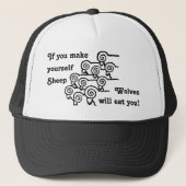 羊になるな キャップ (正面)