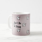 羊になるな コーヒーマグカップ (正面左)