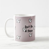 羊になるな コーヒーマグカップ (左)
