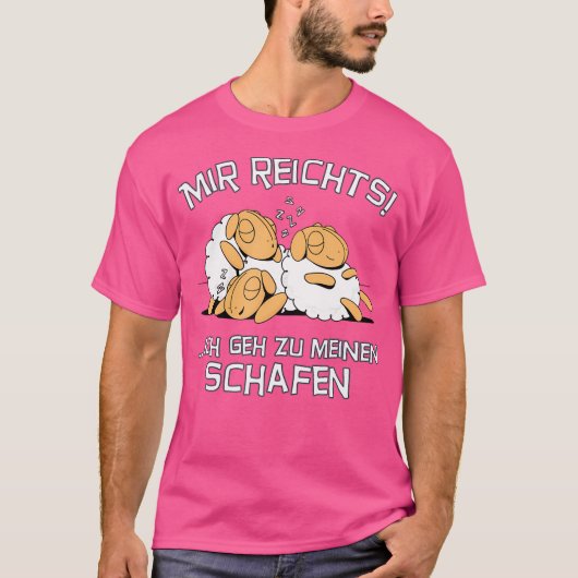羊に行くのもううんざりだ Tシャツ (正面)