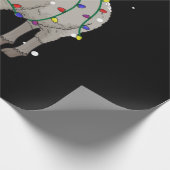 羊のおもしろいクリスマス |サンタクロースのプレゼント ラッピングペーパー (角)