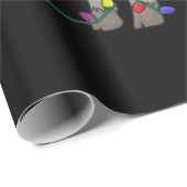 羊のおもしろいクリスマス |サンタクロースのプレゼント ラッピングペーパー (ロールコーナー)