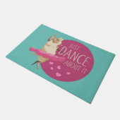 羊のおもしろいメッセージ – それについて踊る1 ドアマット (アングル)