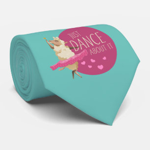 羊のおもしろいメッセージ – それについて踊る1 ネクタイ