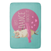 羊のおもしろいメッセージ – それについて踊る1 バスマット (正面縦)