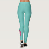 羊のおもしろいメッセージ – それについて踊る1 レギンス (裏面)