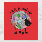 羊のおもしろいワインボトルラベル ワインラベル (シングルラベル)