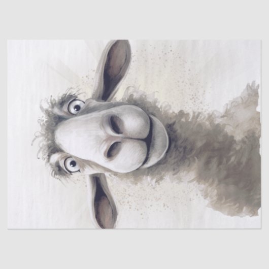 羊のおもしろい漫画 薄葉紙 (正面)