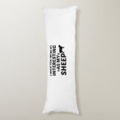 羊のおもしろさ ボディピロー (正面縦)