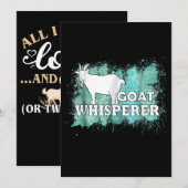 羊のささやき手 羊飼い 招待状 (正面/裏面)