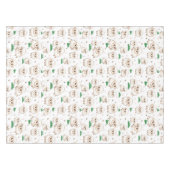 羊のよくはしゃぐ柄 テーブルクロス (正面(横))