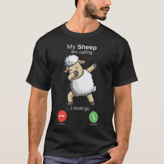 羊のアートシェファーダーズ農家羊毛の衣装贈り物 Tシャツ