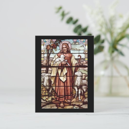 羊のイエス ポストカード (スタンド正面)