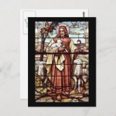 羊のイエス ポストカード (正面/裏面)