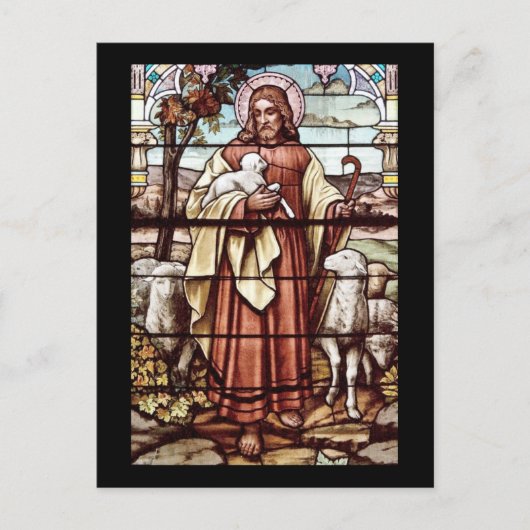 羊のイエス ポストカード (正面)