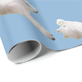 羊のイースターの跳躍 ラッピングペーパー (ロールコーナー)