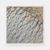 羊のウール抽象芸術自然写真 スタンダードランチョンナプキン (正面)