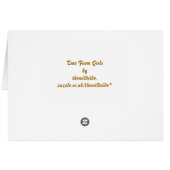 羊のカード (裏面横)