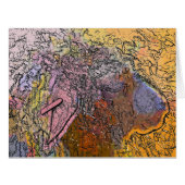 羊のカード (正面横)