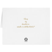 羊のカード (裏面横)