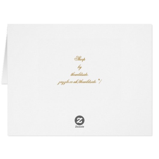 羊のカード (裏面横)