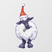 羊のクリスマスの窓が閉まっている ウィンドウサイン (シート)