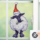 羊のクリスマスの窓が閉まっている ウィンドウサイン (ホーム)