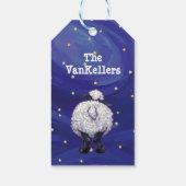 羊のクリスマスギフトタグ ギフトタグ (裏面)