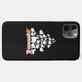羊のクリスマスツリーの贈り物 |おもしろいクリスマスギフト Case-Mate iPhoneケース (裏面(横))