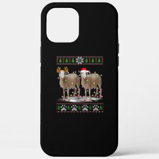 羊のクリスマスツリーライト Santa Animal Gift | Santa Animal Gif iPhone 12 Pro Max ケース