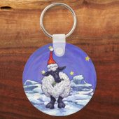 羊のクリスマス キーホルダー (正面)