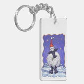 羊のクリスマス キーホルダー (正面左)