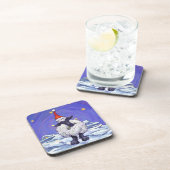 羊のクリスマス コースター (右側)