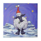 羊のクリスマス タイル (正面)