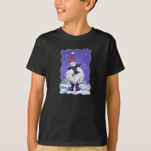 羊のクリスマス Tシャツ