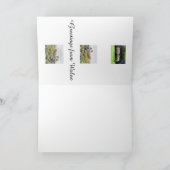 羊のグリーティングカードを歓迎。 カード (内部)