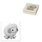 羊のゴム印 ラバースタンプ (押印)