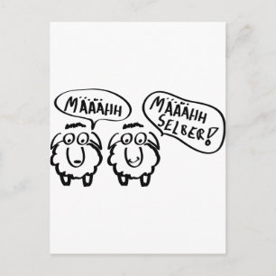 羊のシャフマートーハーセルバー！ ポストカード