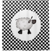 羊のシャワーカーテン シャワーカーテン (正面)