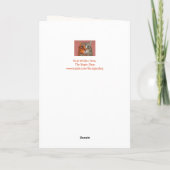 羊のジョーク70誕生日 カード (裏面)