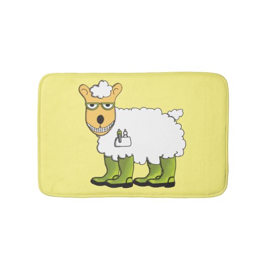 羊のジョージ バスマット (正面)